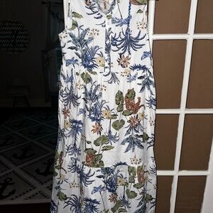 NWT Rachel Zoe Medium Floral Sleeveless Maxi Dress